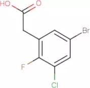 5-Bromo-3-chloro-2-fluorophenylacetic acid