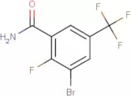 3-Bromo-2-fluoro-5-(trifluoromethyl)benzamide