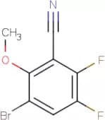 3-Bromo-5,6-difluoro-2-methoxybenzonitrile