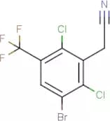 3-Bromo-2,6-dichloro-5-(trifluoromethyl)phenylacetonitrile