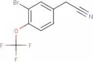 3-Bromo-4-(trifluoromethoxy)phenylacetonitrile