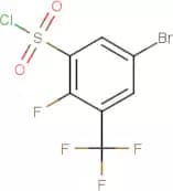 5-Bromo-2-fluoro-3-(trifluoromethyl)benzenesulfonyl chloride