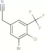 3-Bromo-4-chloro-5-(trifluoromethyl)phenylacetonitrile