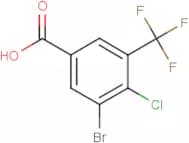 3-Bromo-4-chloro-5-(trifluoromethyl)benzoic acid
