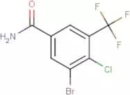 3-Bromo-4-chloro-5-(trifluoromethyl)benzamide