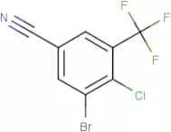 3-Bromo-4-chloro-5-(trifluoromethyl)benzonitrile