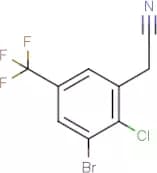 3-Bromo-2-chloro-5-(trifluoromethyl)phenylacetonitrile