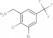 3-Bromo-2-chloro-5-(trifluoromethyl)benzylamine
