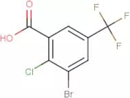 3-Bromo-2-chloro-5-(trifluoromethyl)benzoic acid