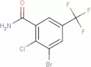 3-Bromo-2-chloro-5-(trifluoromethyl)benzamide