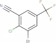 3-Bromo-2-chloro-5-(trifluoromethyl)benzonitrile