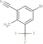 5-Bromo-2-methyl-3-(trifluoromethyl)benzonitrile