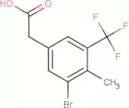 3-Bromo-4-methyl-5-(trifluoromethyl)phenylacetic acid