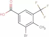 3-Bromo-4-methyl-5-(trifluoromethyl)benzoic acid