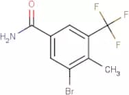 3-Bromo-4-methyl-5-(trifluoromethyl)benzamide