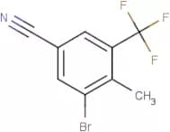 3-Bromo-4-methyl-5-(trifluoromethyl)benzonitrile