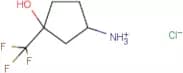 3-Hydroxy-3-(trifluoromethyl)cyclopentylammonium chloride