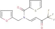 N-(2-Furylmethyl)-N-(4,4,4-trifluoro-3-oxobut-1-enyl)thiophene-2-carboxamide