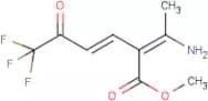 Methyl 2-(1-aminoethylidene)-6,6,6-trifluoro-5-oxohex-3-enoate