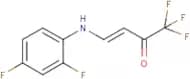 4-(2,4-difluoroanilino)-1,1,1-trifluorobut-3-en-2-one