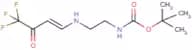 tert-butyl N-{2-[(4,4,4-trifluoro-3-oxobut-1-enyl)amino]ethyl}carbamate
