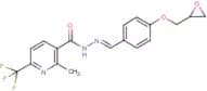 2-methyl-N'-{[4-(oxiran-2-ylmethoxy)phenyl]methylene}-6-(trifluoromethyl)nicotinohydrazide