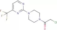 2-chloro-1-{4-[4-(trifluoromethyl)pyrimidin-2-yl]piperazino}ethan-1-one