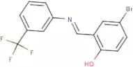 4-bromo-2-({[3-(trifluoromethyl)phenyl]imino}methyl)phenol