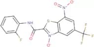 2-[(2-fluoroanilino)carbonyl]-7-nitro-5-(trifluoromethyl)-1,3-benzothiazol-3-ium-3-olate