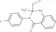 2-(chloromethyl)-3-(4-fluorophenyl)-2-methyl-1,2,3,4-tetrahydroquinazolin-4-one