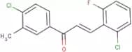 3-(2-chloro-6-fluorophenyl)-1-(4-chloro-3-methylphenyl)prop-2-en-1-one