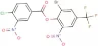 2-bromo-6-nitro-4-(trifluoromethyl)phenyl 4-chloro-3-nitrobenzoate