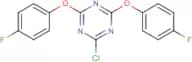2-chloro-4,6-di(4-fluorophenoxy)-1,3,5-triazine