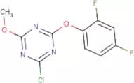 2-chloro-4-(2,4-difluorophenoxy)-6-methoxy-1,3,5-triazine