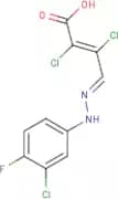 2,3-Dichloro-4-[2-(3-chloro-4-fluorophenyl)hydrazono]but-2-enoic acid