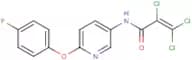 N1-[6-(4-fluorophenoxy)-3-pyridyl]-2,3,3-trichloroacrylamide