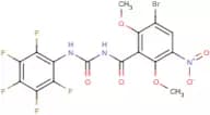 N-(3-bromo-2,6-dimethoxy-5-nitrobenzoyl)-N'-(2,3,4,5,6-pentafluorophenyl)urea