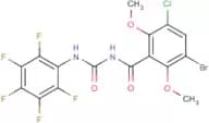 N-(3-bromo-5-chloro-2,6-dimethoxybenzoyl)-N'-(2,3,4,5,6-pentafluorophenyl)urea