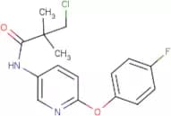 N1-[6-(4-Fluorophenoxy)-3-pyridyl]-3-chloro-2,2-dimethylpropanamide