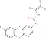 N-[6-(2,4-difluorophenoxy)-3-pyridyl]-N'-(1,2,2-trichlorovinyl)urea