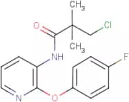 N1-[2-(4-fluorophenoxy)-3-pyridyl]-3-chloro-2,2-dimethylpropanamide