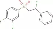 2-chloro-4-[(2-chloro-2-phenylethyl)sulphonyl]-1-fluorobenzene