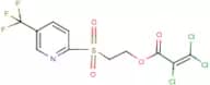 2-{[5-(trifluoromethyl)-2-pyridyl]sulphonyl}ethyl 2,3,3-trichloroacrylate
