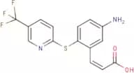 3-(5-amino-2-{[5-(trifluoromethyl)pyridin-2-yl]thio}phenyl)acrylic acid