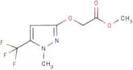 methyl 2-{[1-methyl-5-(trifluoromethyl)-1H-3-pyrazolyl]oxy}acetate