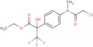 Ethyl 2-{4-[(2-chloroacetyl)(methyl)amino]phenyl}-3,3,3-trifluoro-2-hydroxypropanoate