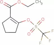 Ethyl 2-{[(trifluoromethyl)sulphonyl]oxy}cyclopent-1-ene-1-carboxylate