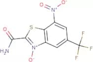 2-(Aminocarbonyl)-7-nitro-5-(trifluoromethyl)-1,3-benzothiazol-3-ium-3-olate