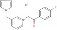 1-[2-(4-fluorophenyl)-2-oxoethyl]-3-(1H-pyrrol-1-ylmethyl)pyridinium bromide