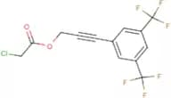 3-[3,5-di(trifluoromethyl)phenyl]prop-2-ynyl 2-chloroacetate